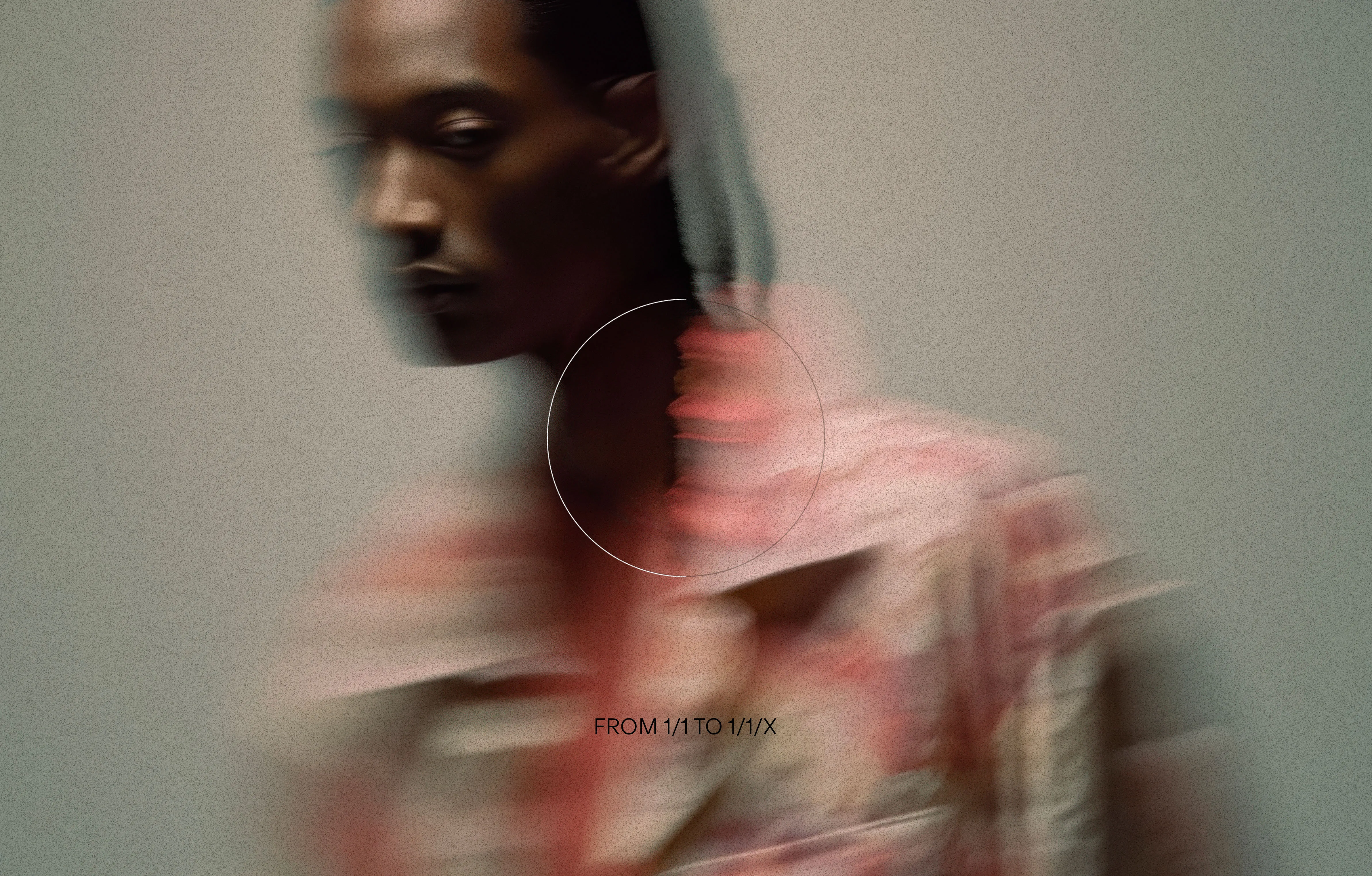 Generative fashion collection displayed on desktop screen