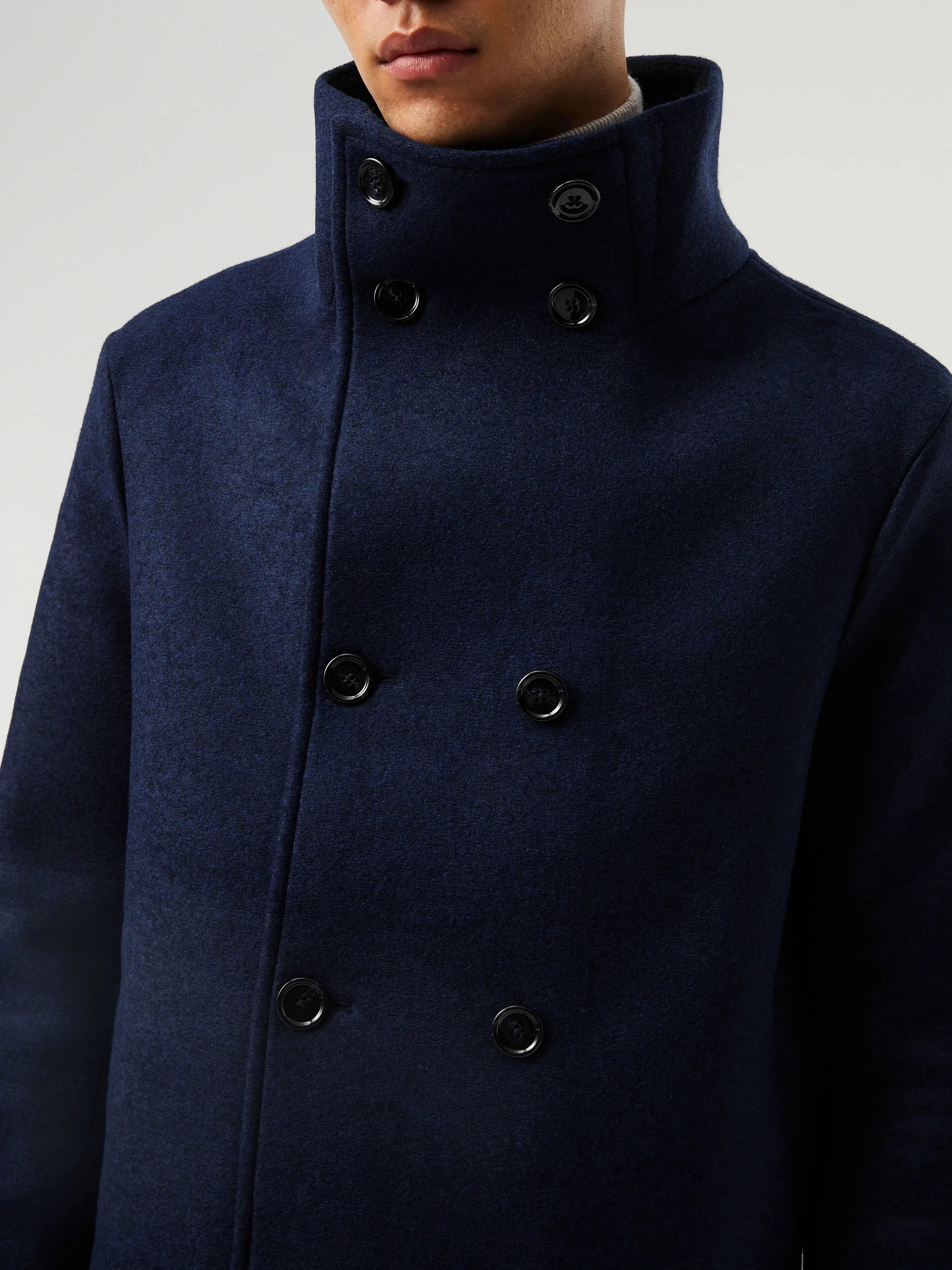 Heatable water-resistant caban jacket ORATA — product shot