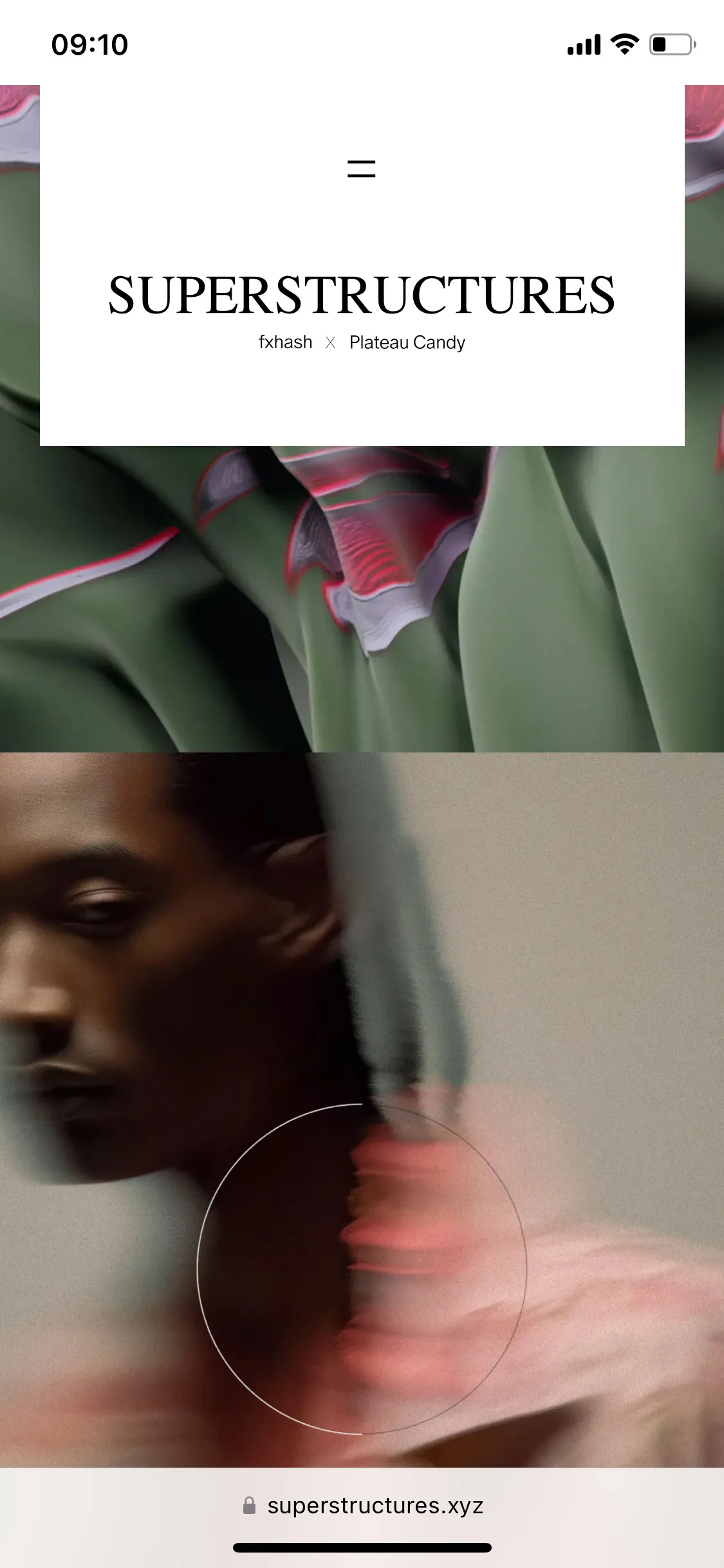 Physical product from generative manufacturing process