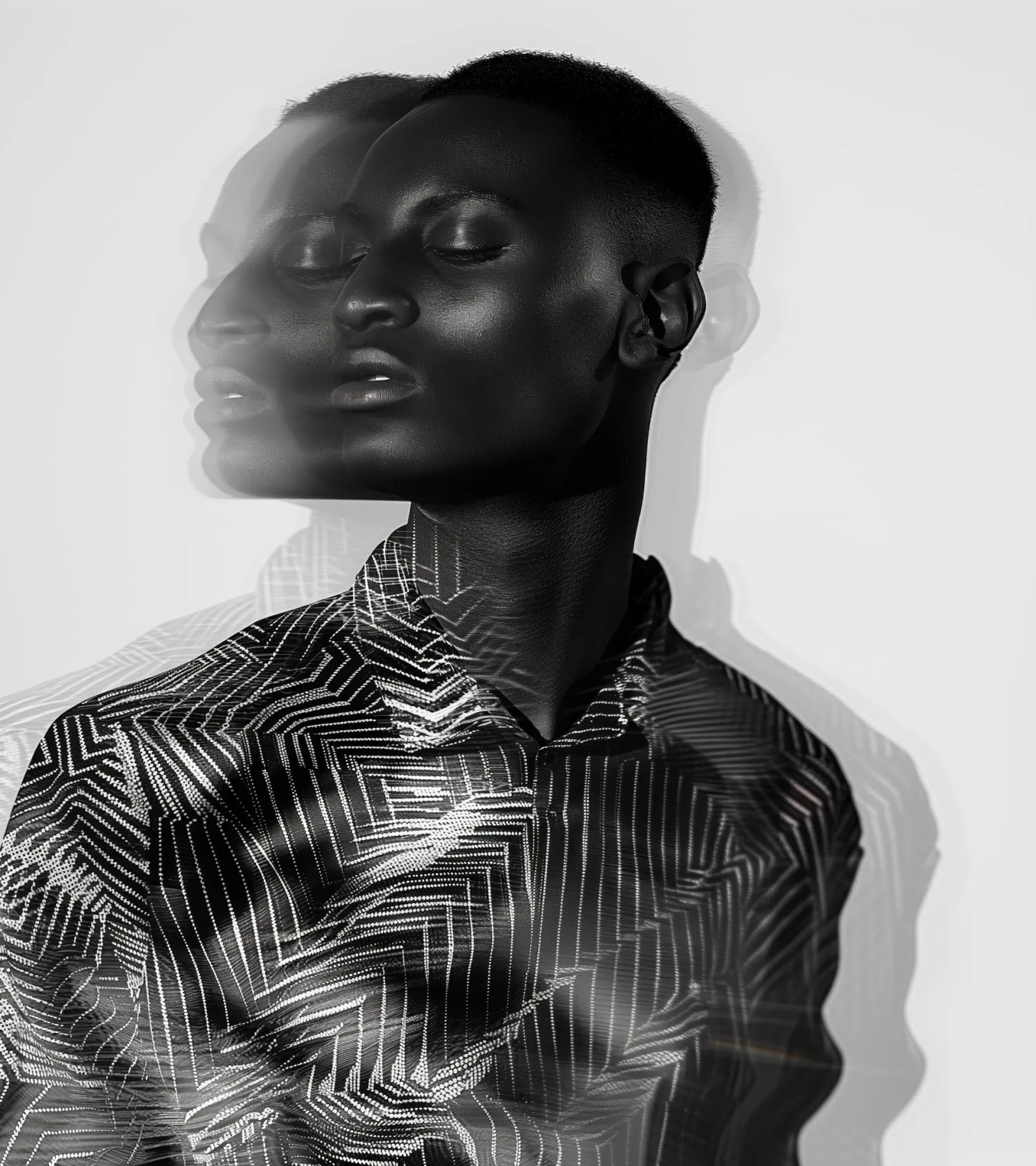 Watch face mockup with generative Superstructures design