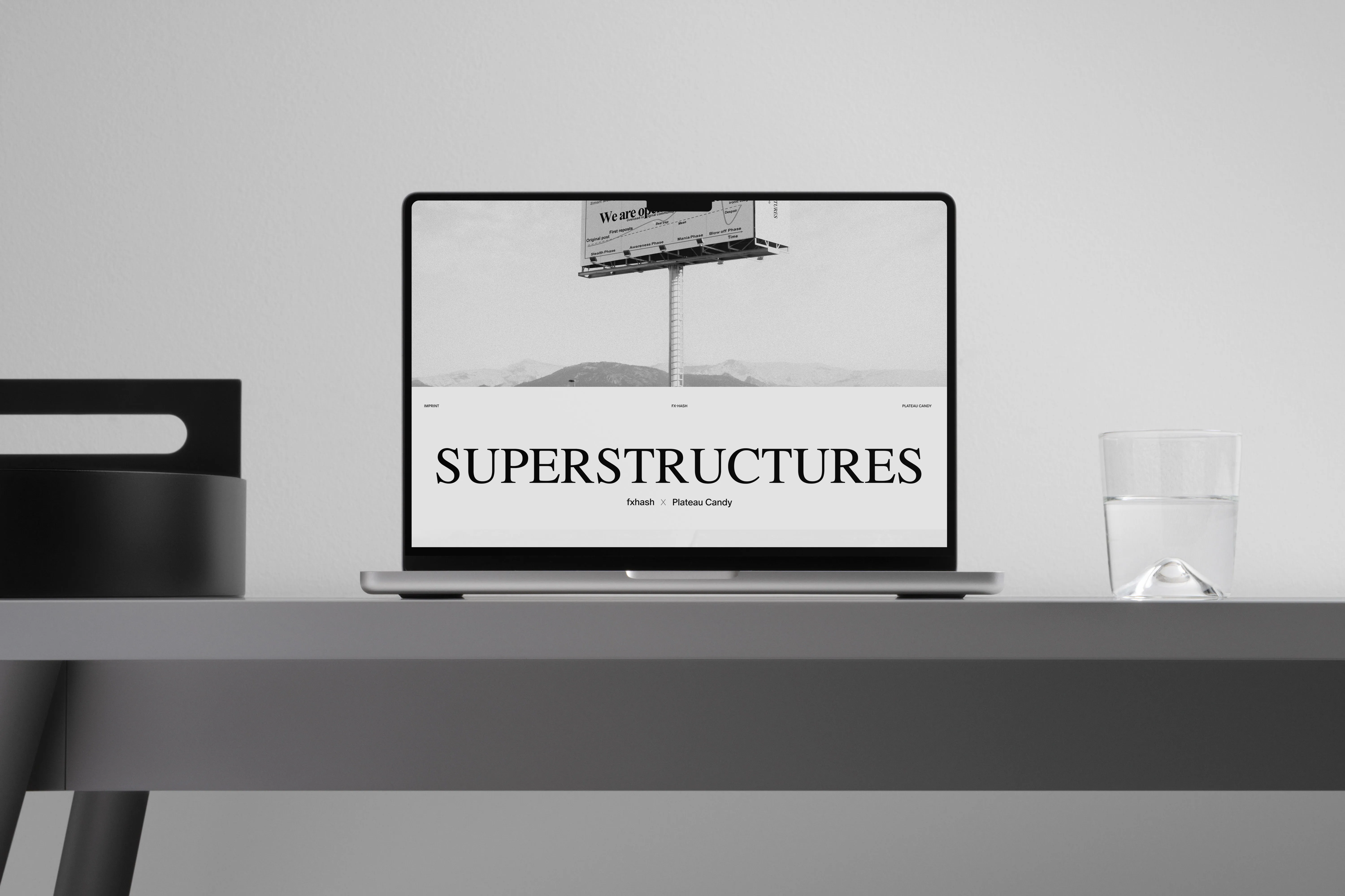 Generative pattern detail from Superstructures collection